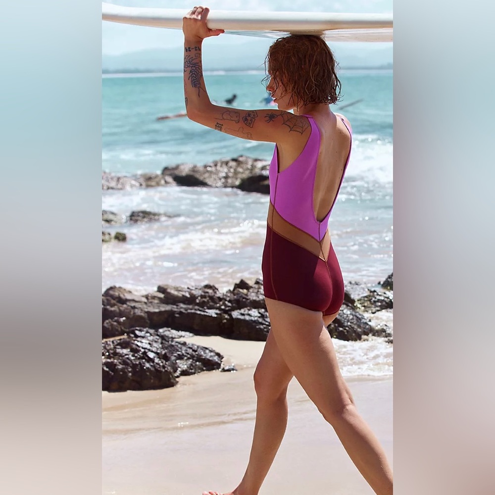 Free People Seea Lido One-Piece Surf Suit